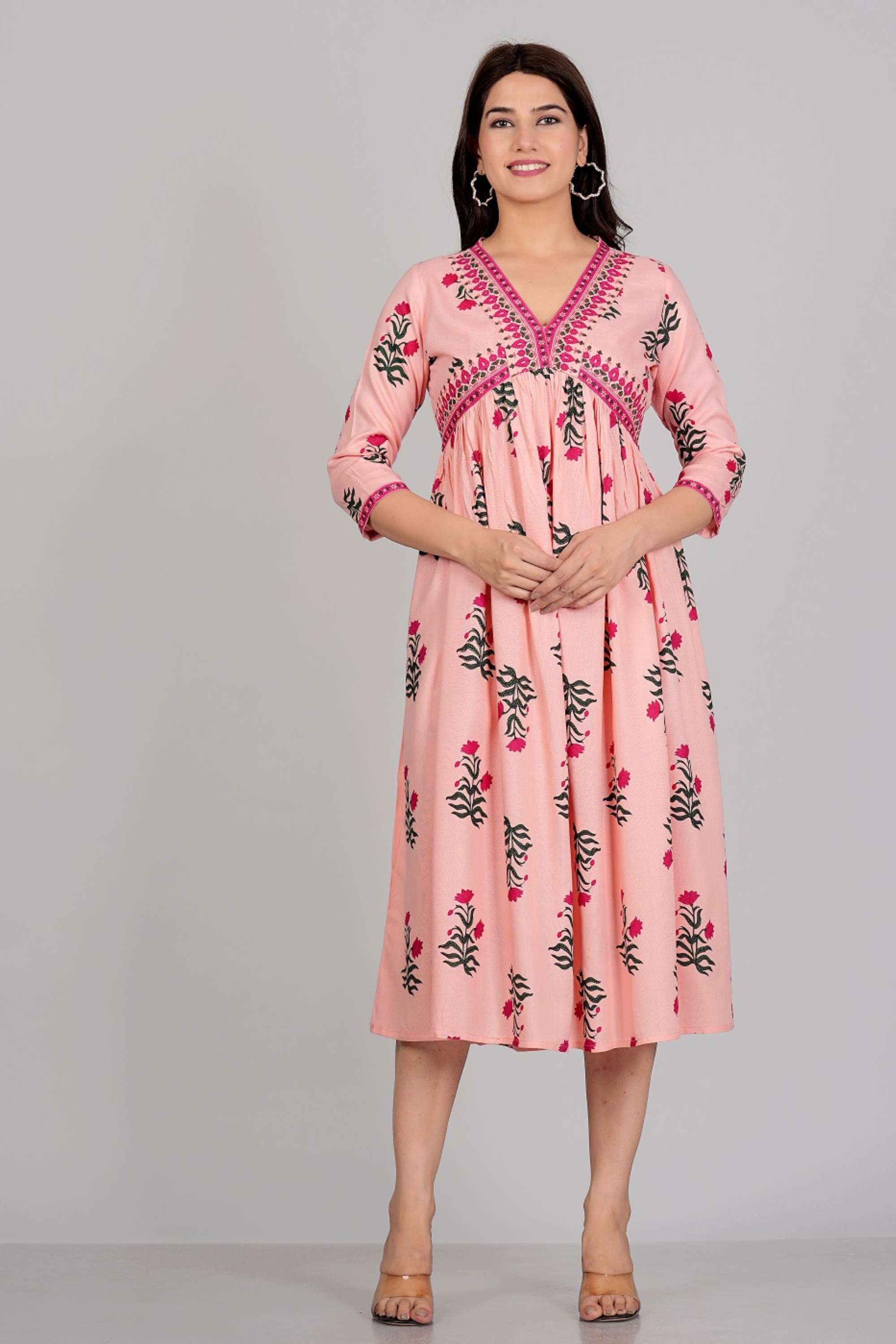 Aliya Cut Summer Middy Dress - Fasshion Hub india