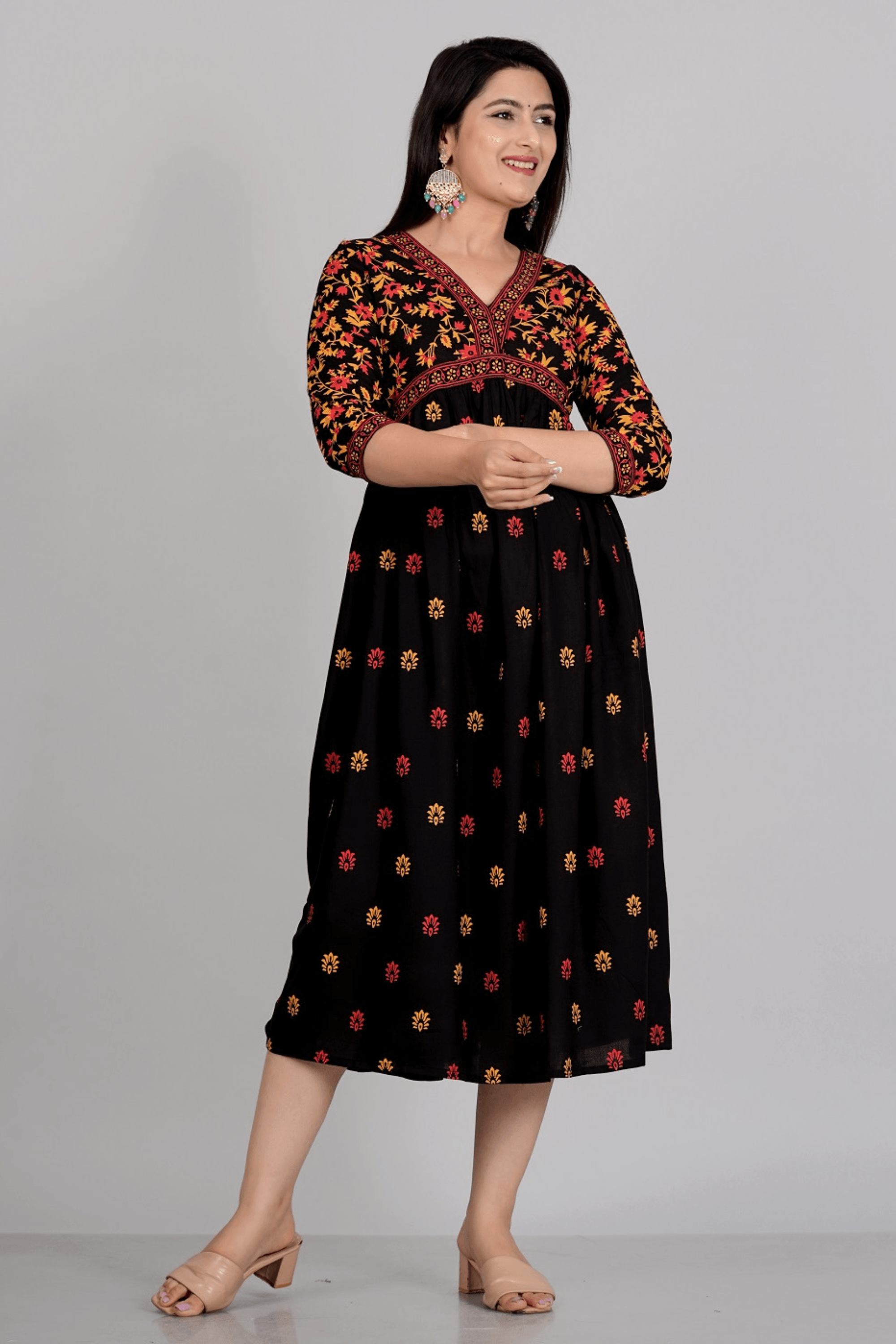 Alisha Aliya Cut Gown - Fasshion Hub india