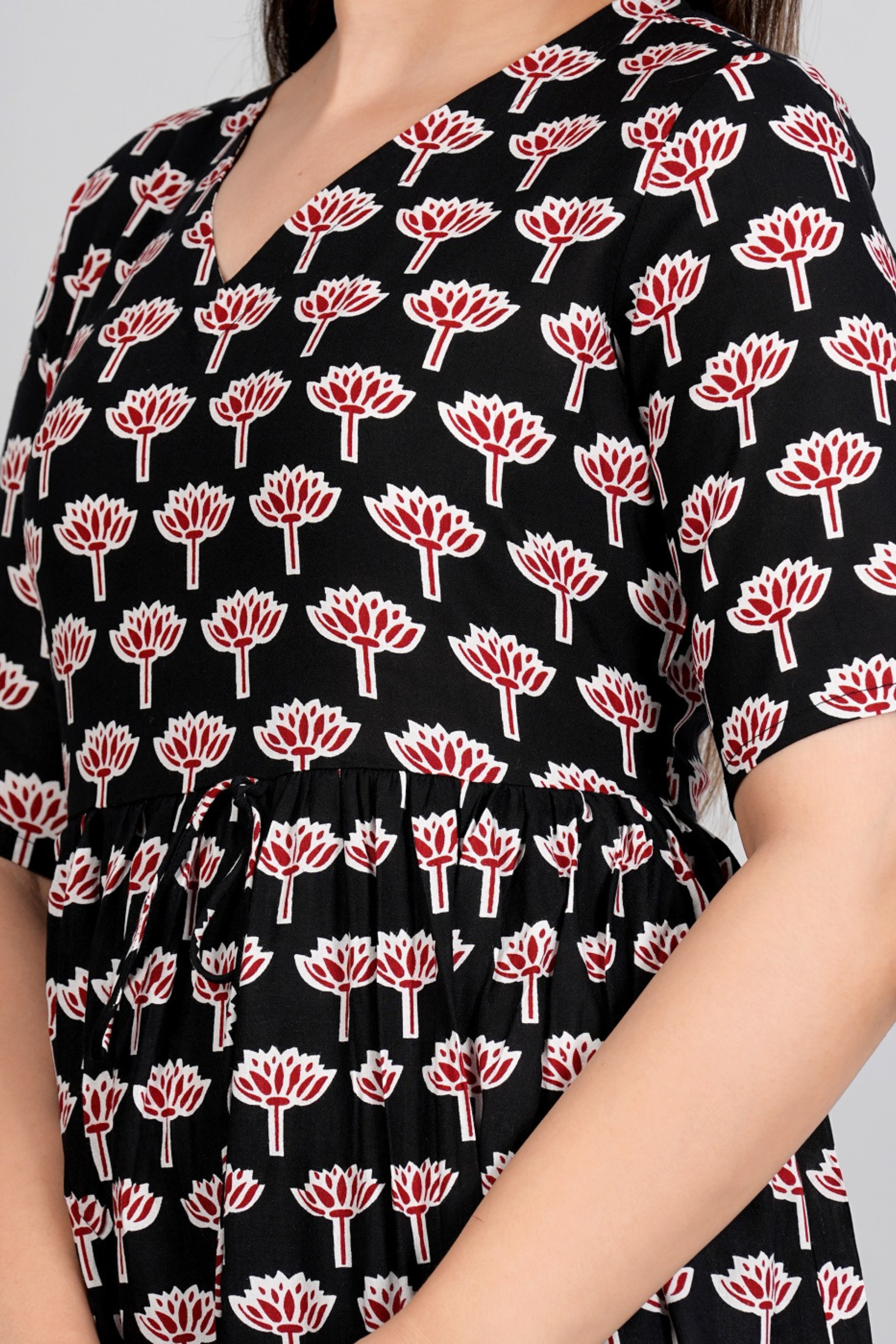 Flower Printed Gown - Fasshion Hub india