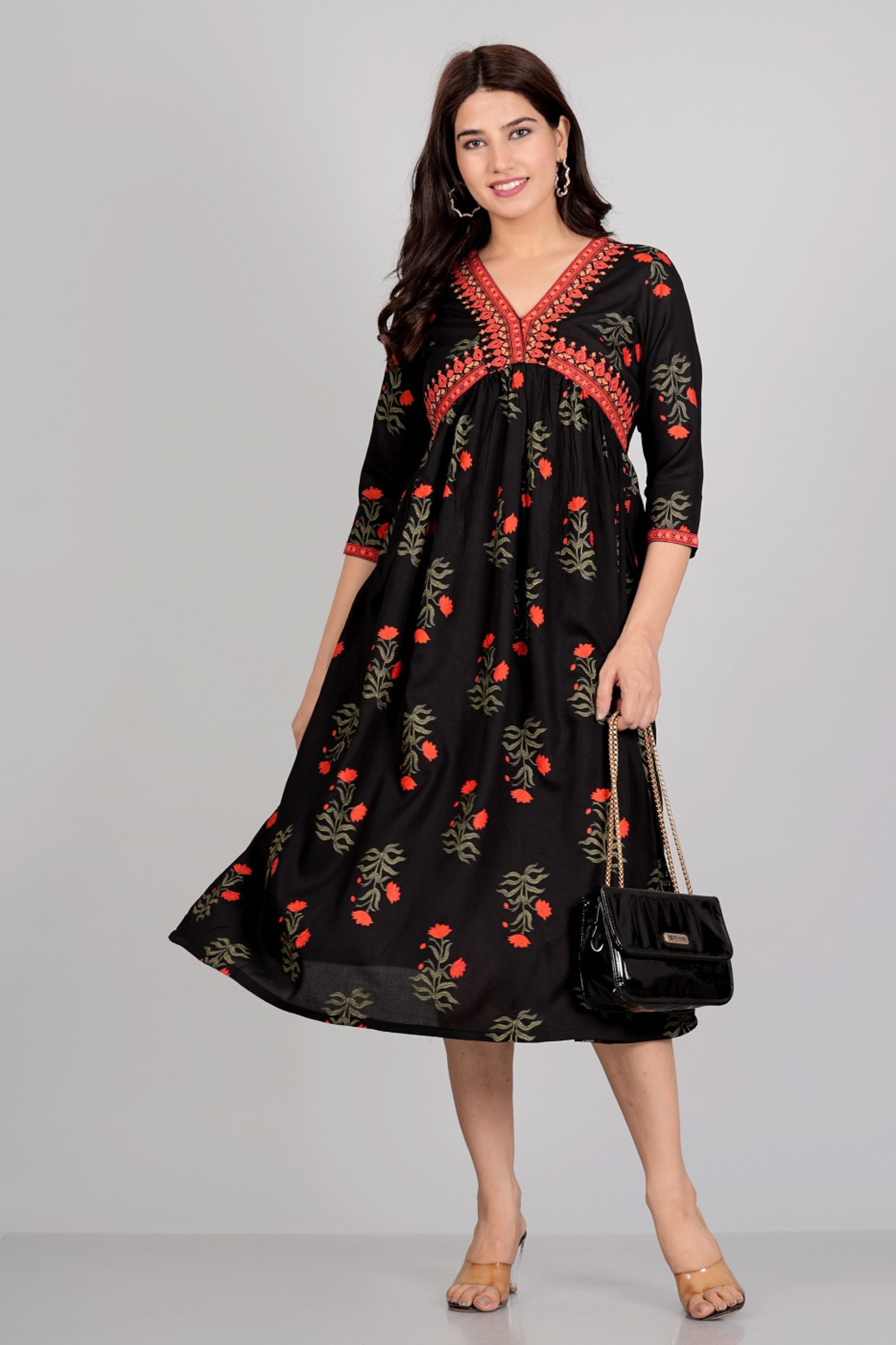 Aliya Cut Summer Middy Dress - Fasshion Hub india