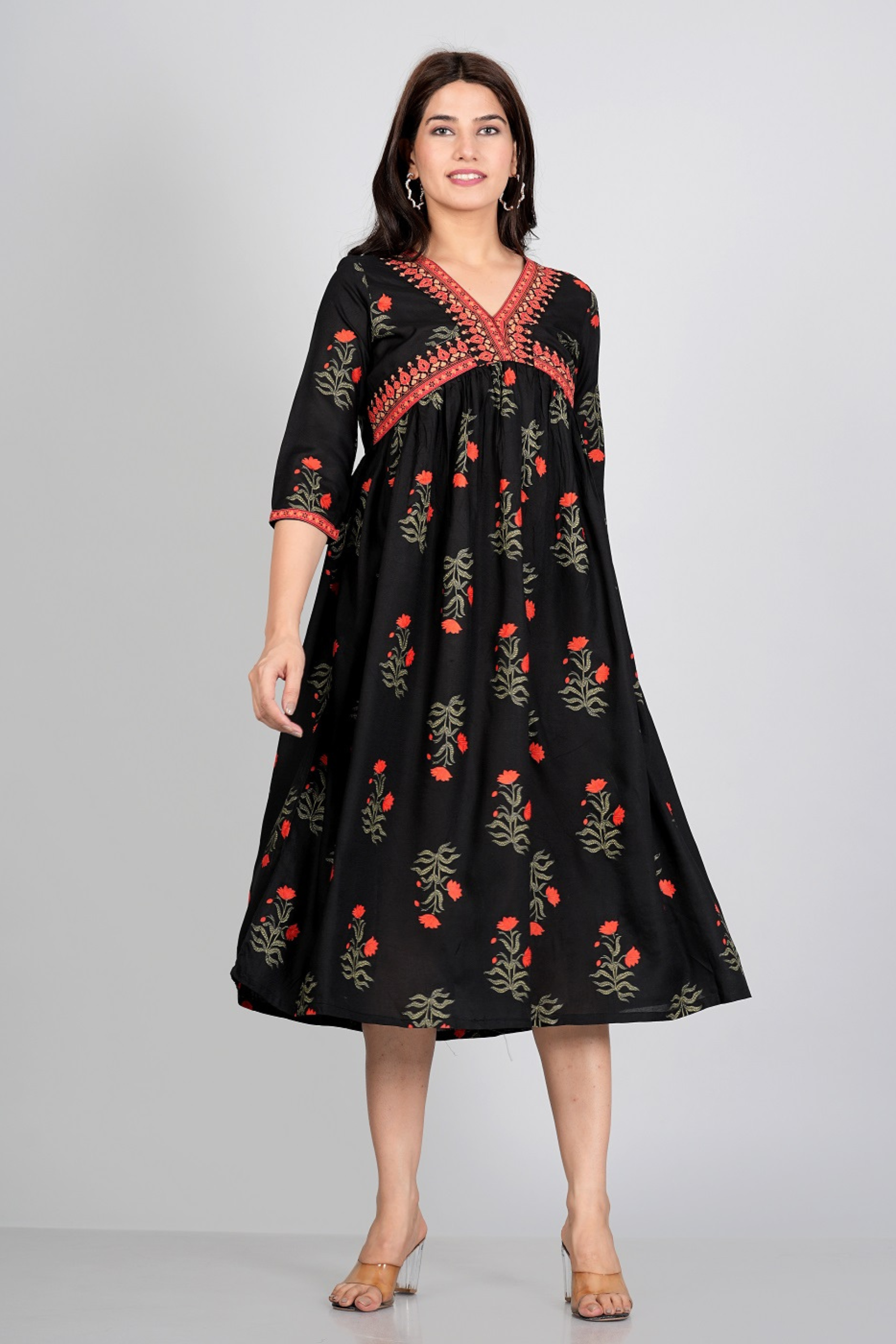 Aliya Cut Summer Middy Dress - Fasshion Hub india