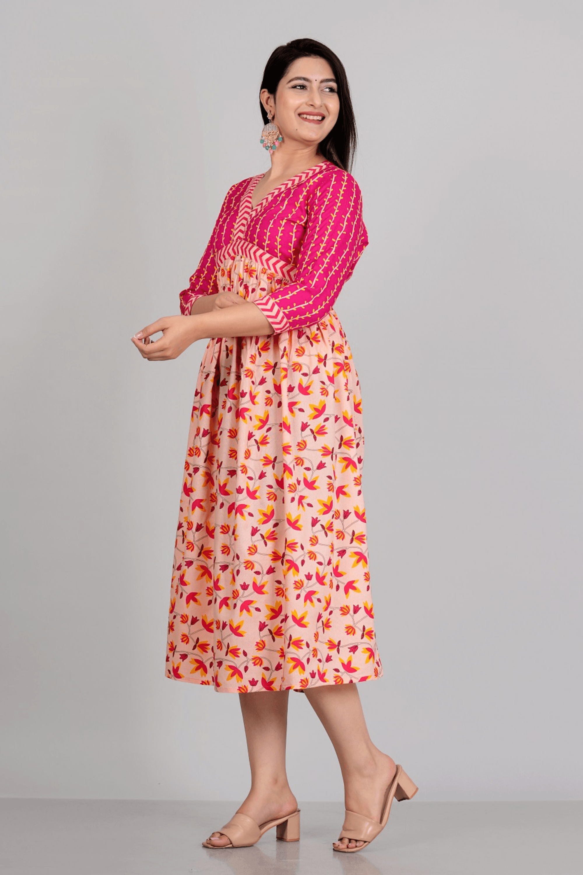 Alisha Aliya Cut Gown - Fasshion Hub india