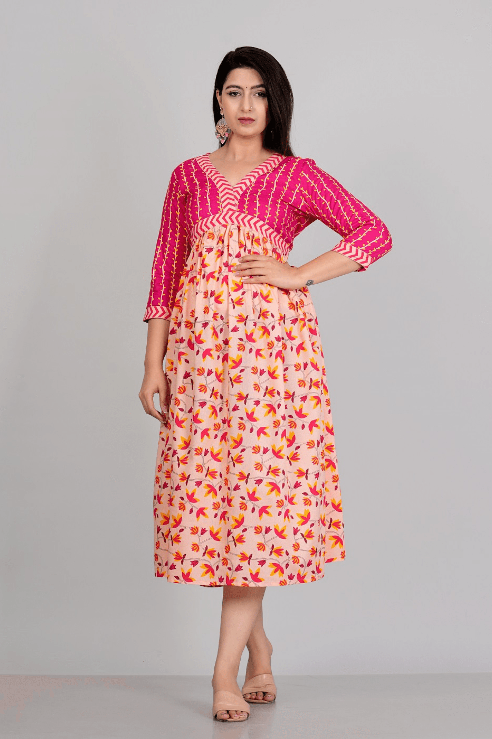 Alisha Aliya Cut Gown - Fasshion Hub india