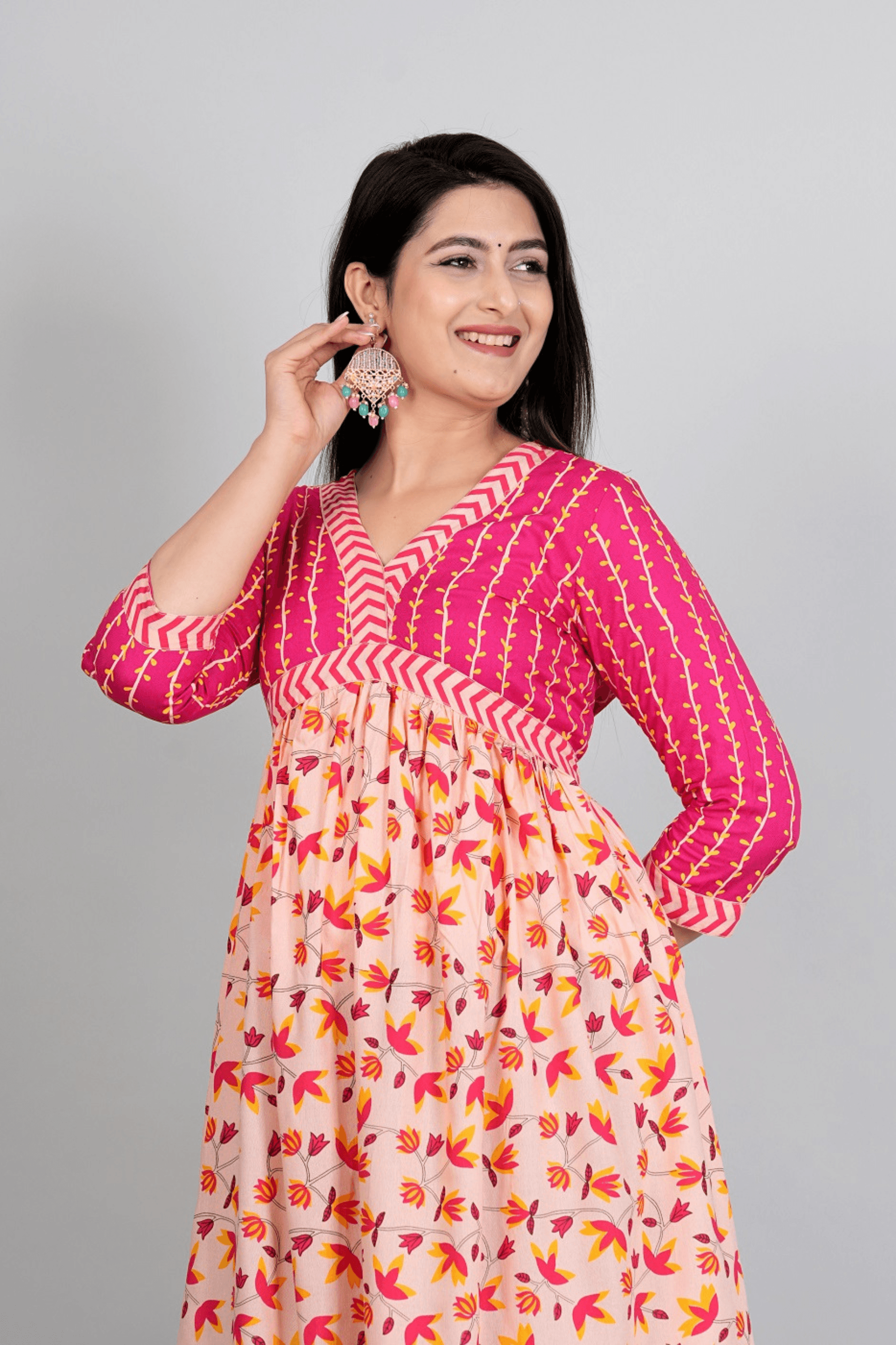 Alisha Aliya Cut Gown - Fasshion Hub india