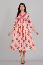 Aliya Cut Summer Middy Dress - Fasshion Hub india