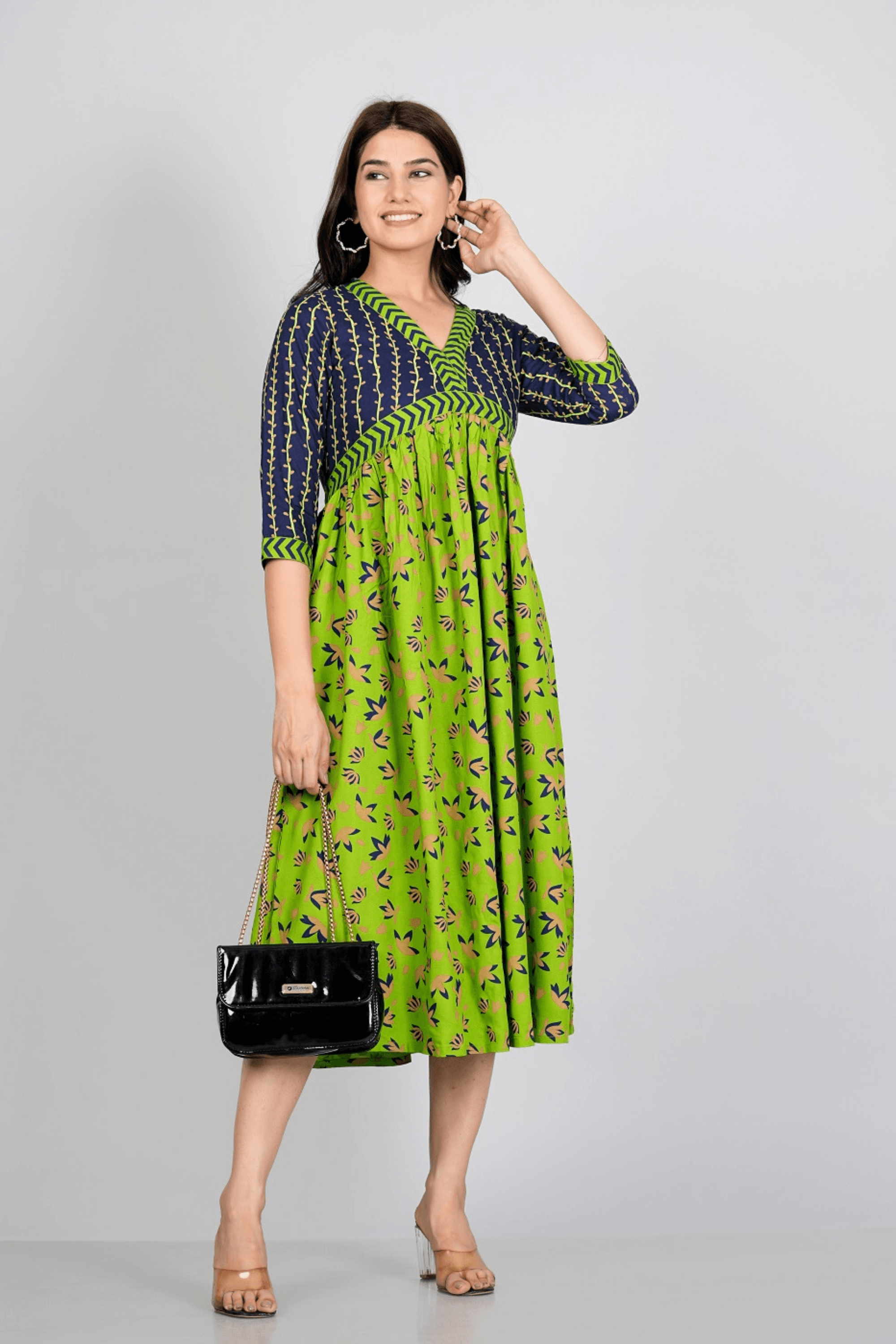 Alisha Aliya Cut Gown - Fasshion Hub india