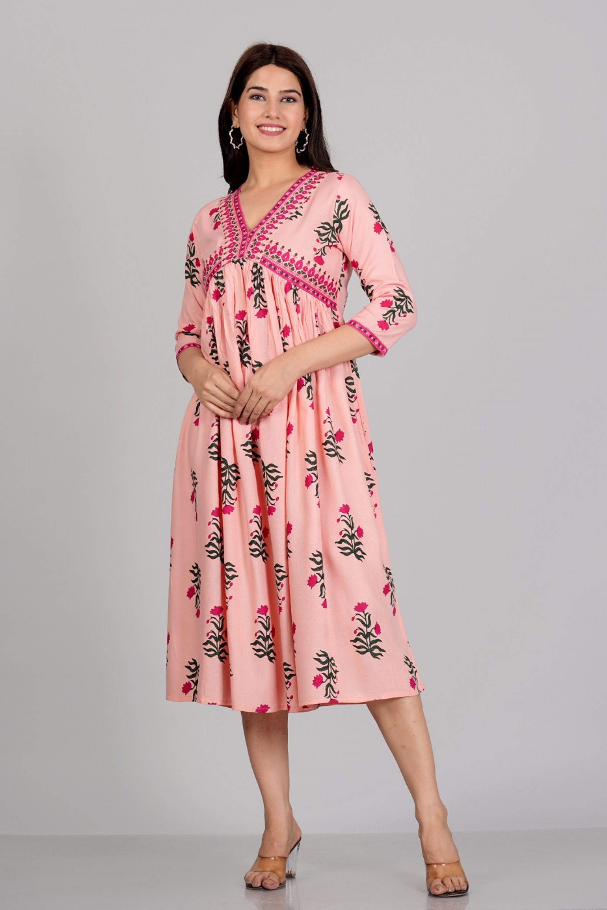 Aliya Cut Summer Middy Dress - Fasshion Hub india