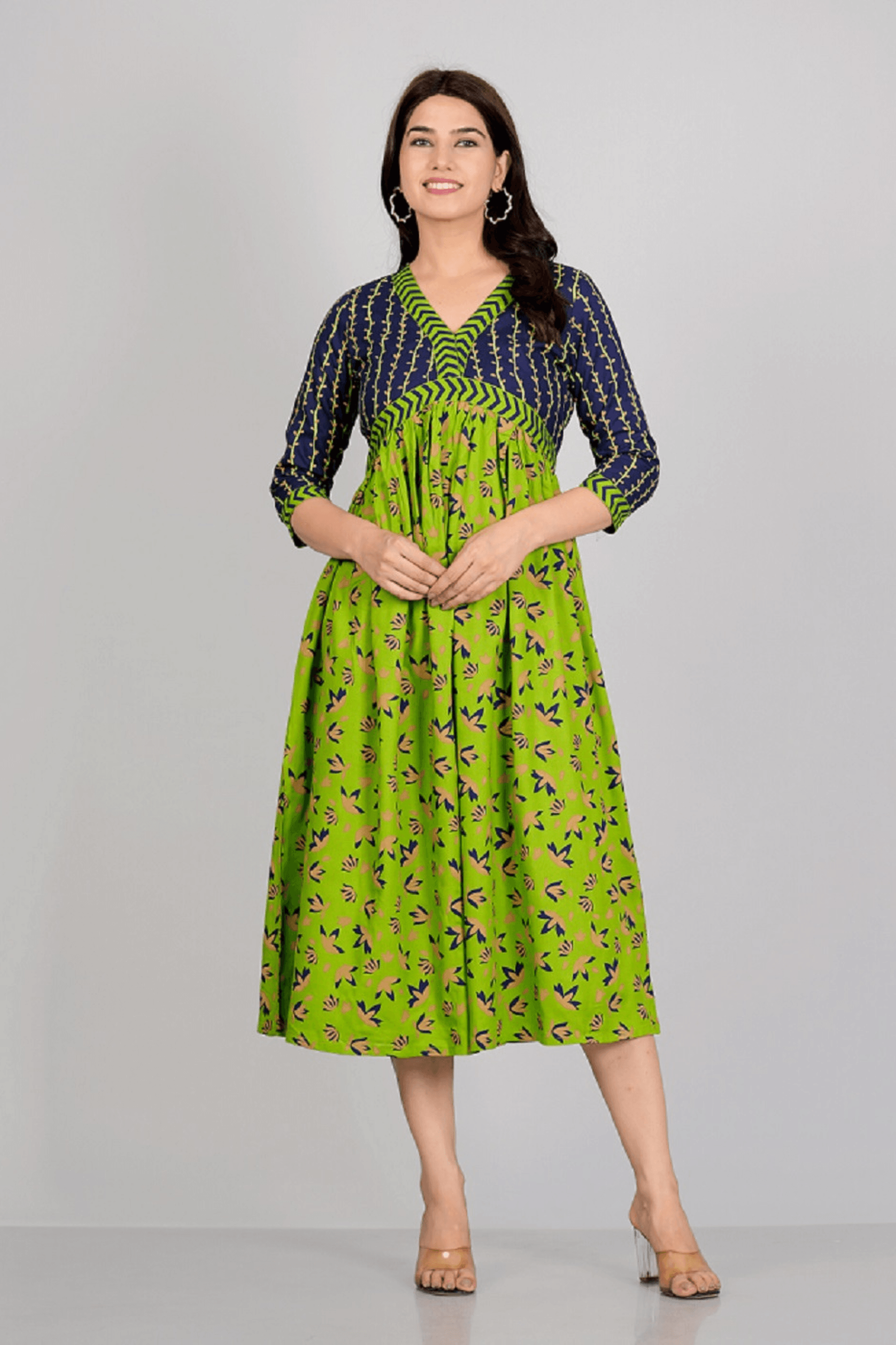 Alisha Aliya Cut Gown - Fasshion Hub india